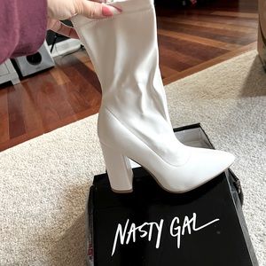 Nasty Gal size 6 booties, never worn